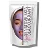 Oïléna Maschera Viso Pulizia aspiratore punti neri Maschera in polvere idratante Vegan, senza lavaggio, esfoliante Pulizia dei pori 200 g + dose gratuita (Maschera sensibile al ribes nero)