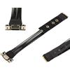 KALEA-INFORMATIQUE Adattatore per porta M2 NVMe M Key a Oculink SFF-8612 PCIe 4.0 compatibile con larghezza di banda di 64 GT/s
