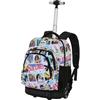 KARACTERMANIA Barbie Comic-Zaino Trolley GTS FAN, Multicolore, 32 x 47 cm, Capacità 30 L