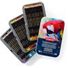 Derwent Chromaflow Set di 36 Matite con Corpo Rotondo da 3,5 mm, Nucleo Cremoso e Sfumabile, Adatto per Disegnare, Colorare e Stratificare