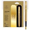 Parker Penna stilografica Parker Frontier Gold GT FP nuova con scatola guarnizione s...