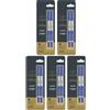 Parker 10 ricariche per penna roller Parker Vector Frontier, inchiostro blu, ultra f...