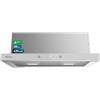 Cecotec Cappa Aspirante 60cm Telescopica Bolero Flux TLT 604400 Glass White A+++. Aspirazione 431,2m³/h, Basso Consumo, Motore DC, Controllo Movimento e Touch, Vetro Frontale Bianco, Acciaio Inox