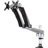 STARTECH supporto doppio monitor bracci articolati 30" nero argento