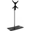 ITB supporto TV a pavimento 75" nero con regolazione altezza manuale