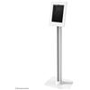 NEWSTAR Supporto Tablet Pavimento Bianco Inclinazione Regolabile 90°