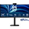 Philips Monitor Curvo 34" 3440x1440 sRGB Nero
