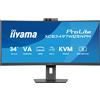 IIyama Monitor Curvo ProLite XCB3497WQSNPH-B1 34" 3440x1440 Nero