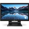 Philips Monitor 21.5" Full HD Touch Screen Nero con Tecnologia Flicker-Free