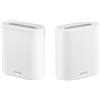 Asus Router Wi-Fi 6 EBM68(2PK) Banda tripla 3 porte Ethernet Bianco