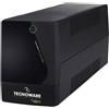 Tecnoware Gruppo di continuità UPS 2,1 kVA 1470 W Nero Compatto