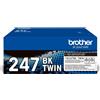 Brother toner laser cartuccia originale TN-247BKTWIN 2 pz nero