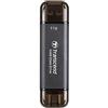 Transcend SSD ESD310C 512 GB Nero con USB 3.2 Gen 2 e Thunderbolt