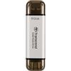 Transcend chiave USB ESD310 512 GB Argento 3D NAND USB 3.2 Gen 2