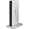 STARTECH Dock Station Universale USB 3.0 DVI 5 porte USB 3.0 nera e argento