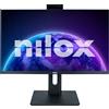 Nilox Monitor 23.8" Full HD LED Nero con Pannello IPS e Altoparlanti