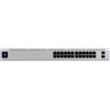 Ubiquiti Switch Gestito 24-Port PoE Gigabit Ethernet 1U Argento