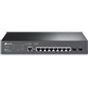TP-Link Switch Gestito L2 Gigabit 8 Porte Nero - 20 Gbit/s, 10,7 W
