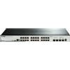 D-Link Switch Gigabit Stackable 24 porte L3 Gestito Nero