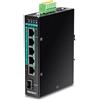 TrendNet Switch Gigabit PoE Gestito L2+ 5 Porte Nero 120W
