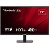 ViewSonic Monitor PC 27" 4K Ultra HD LED Nero 3840 x 2160 Pixel