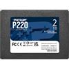 Patriot SSD 2TB 2.5" Serial ATA III con lettura 550 MB/s e scrittura 500 MB/s
