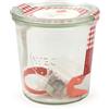 WECK Vasetto ermetico vetro cilindrico 580 ml con coperchio Ø 100mm 00020061 (minimo 6 pezzi)