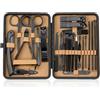 flintronic Tagliaunghie Set Professionale, 24 Pezzi Grooming Kit Strumenti per Manicure, Kit per la Cura delle Unghie, Kits di Pulizia delle Unghie per la Casa, Set Manicure e Pedicure