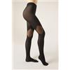 Calzedonia Collant Coprenti Inserti Velati Nero