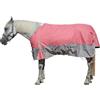Leberna Coperta per cavallo da 1200 denari, impermeabile e traspirante, coperta per la cura del cavallo, per l'inverno, imbottitura da 200 grammi (rosa grigio, 1,8 m)