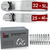 Phorin Set di fascette stringitubo - 10 x 25 - 40 mm e 10 x 32 - 50 mm - Morsetti per tubi extra forti e morsetti W4 V2A in acciaio inox 304 - Ideale per auto, casa, giardino e altro ancora