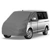 tivekeo Copertura Avvolgente per Parabrezza Anteriore Sostituzione per VW T5/T6, Protezione Solare di Lusso Copertina per Disco Anteriore dell'occlusione Completa 420D (Grigio)