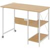 Maclean Scrivania pieghevole, dimensioni: 107x55x75cm, max - 150 kg, con piano, Salvaspazio, Lavoro e Studio (Faggio chiaro)