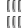 Faber-Castell - Tappi in gomma per cancellare, 6 pezzi, colore: grigio