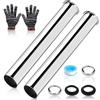 UBERMing 2 Pezzi Tubo di Immersione Sifone in Acciaio Inox 400 mm