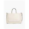 Tommy Hilfiger Borsa A Spalla Aw0aw18145 Crema (AEO)