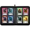 Konix Mini album Premium 160 carte collezionabili - 4 bustine 63 x 88 mm per pagina - Compatibile con Magic The Gathering, Pokémon, Yu-Gi-Oh! - Nero