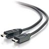 C2G USB 2.0, C - Mini B, 3m cavo USB USB C Mini-USB B Nero