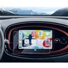 LUWU 2 Pezzi Compatibili con Toyota Aygo X 2022-2024 2025 2026 Navigatore Pellicola Protettiva 9 Pollici Nano Pellicola Protettiva 6H Antigraffio GPS Navigatore Pellicola Toyota Aygo Accessori