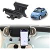 METYOUCAR Supporto per cellulare auto per Fiat 500 2007-2016-2024 Supporto fisso e rotante per cellulare auto Compatibile con iPhone Android e smartphone universali Supporto (stile B)
