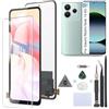 RongZy Schermo LCD per Xiaomi Redmi Note 14 4G 24117RN76E Display Sostituzione per Redmi Note 14 4G Digitizer Assembly Vetro di Ricambio Touch Screen con Strumenti(Nero