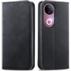 MOJIA Cover per Vivo V50 5G, Custodia Folio Portafoglio in Pelle PU [chiusura magnetica], Case a Libro con Guscio Interno in TPU, Supporto per Carte.. Nero