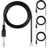 RUNCCI-YUN 4pezzi Spina maschio da 6,35mm a filo nudo estremità aperta, Cavo audio altoparlante 1/4 TRS,Spina audio stereo TRS da 6,35 mm,cavo connettore audio saldare 6,35 mm（1M/3.28FT）