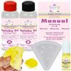 FUNSHOWCASE Kit fai da te con silicone liquido per creare squishy in silicone a forma di formaggio, con briciole