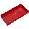 Situér Milano Svuotatasche Design Moderno 35x20cm in Metallo Verniciato Rosso Made in Italy - Vassoio Portaoggetti Versatile, Elegante e Raffinato