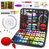 FxlStelrion Kit Cucito, 190 Pezzi Accessori da Cucito, Set da Cucito Contiene 41 Rotoli di Filo Colorato, Kit da Cucito Set Cucito Professionale per Principianti, Casa, Viaggio e Emergenza Uso