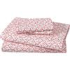 Beatrice Home Fashions - Set di Lenzuola in Microfibra con Stampa a Tema costiero, morbide, comode, con Angoli Profondi da 30,5 cm, per Letto King Size, Motivo Corallo Bruciato
