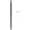 ChiaoGoo Needle with Interchangeable Tip, Acciaio Inossidabile, Silver, One Size