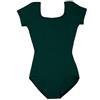 Capezio Body classico da donna a maniche corte, Verde (Hunter), XS