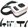 Tsebugap Pulitore a Vapore per Divani Pulitore a Vapore Portatile Steam Cleaner Per Divani e Tessuti Vapore Pulizia Macchina, 1500 W, Riscaldamento In 15 Secondi, Serbatoio Da 1,25L
